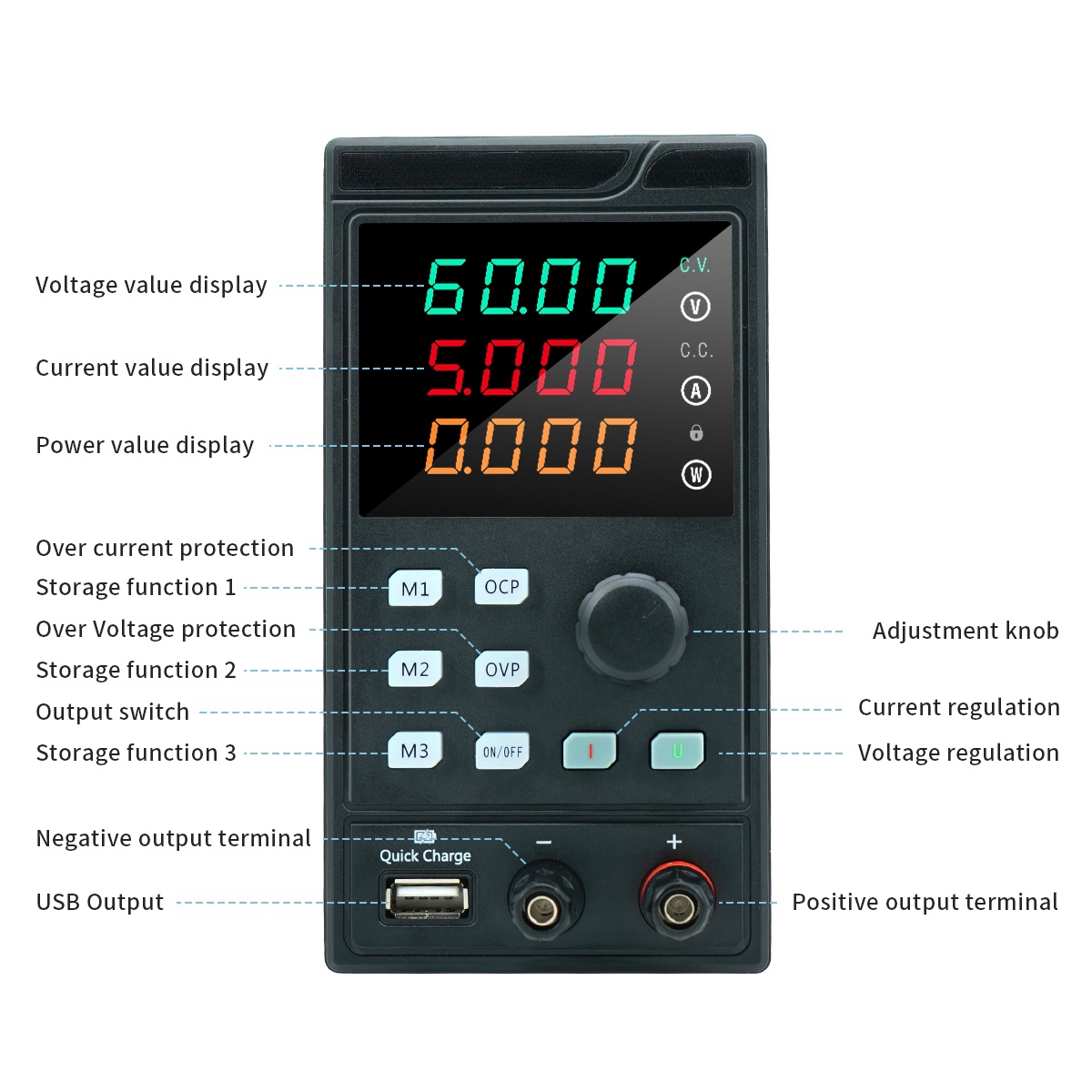MYAMI 30V 32V 10A with USB/RS4 - Programmable Dc Power Supply 30V 10A review and price